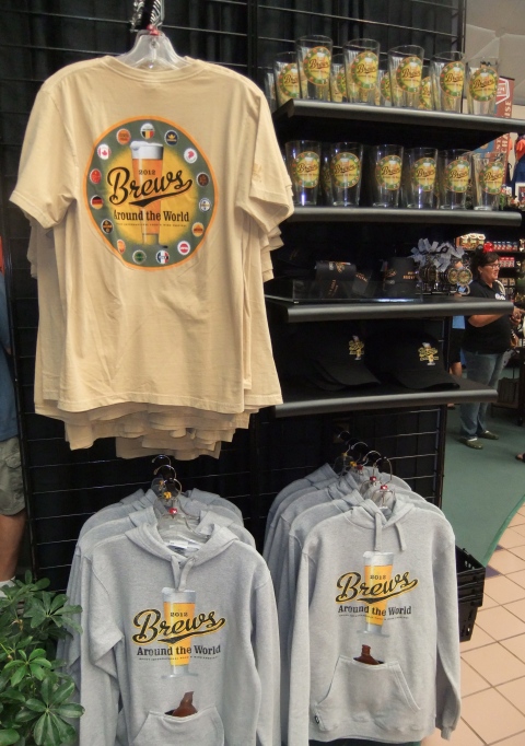 Just some of the merchandise at the 2012 Epcot Food & Wine Festival