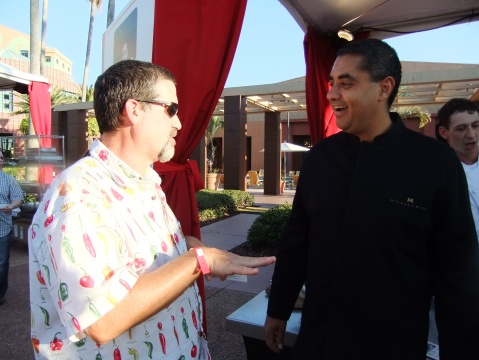 Yours truly with Big-Time chef and restauranteur Michael Mina 