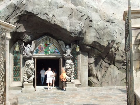 Entrance to the Beast's Castle and the Be Our Guest Restaurant